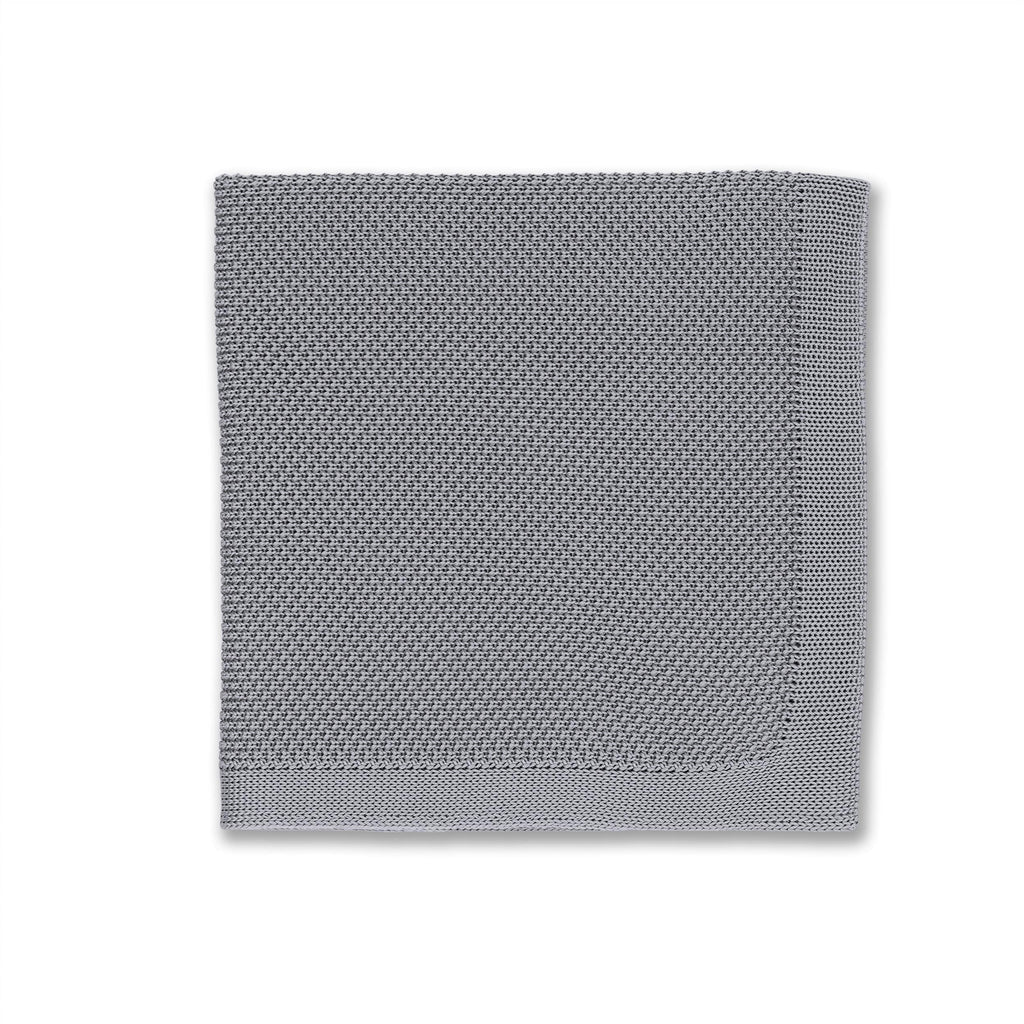 Broni&Bo Pocket Square Stone grey knitted pocket square