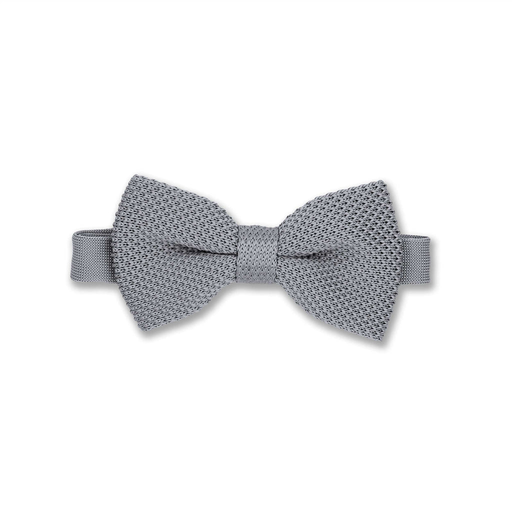 Broni&Bo Stone Grey Knitted bow ties