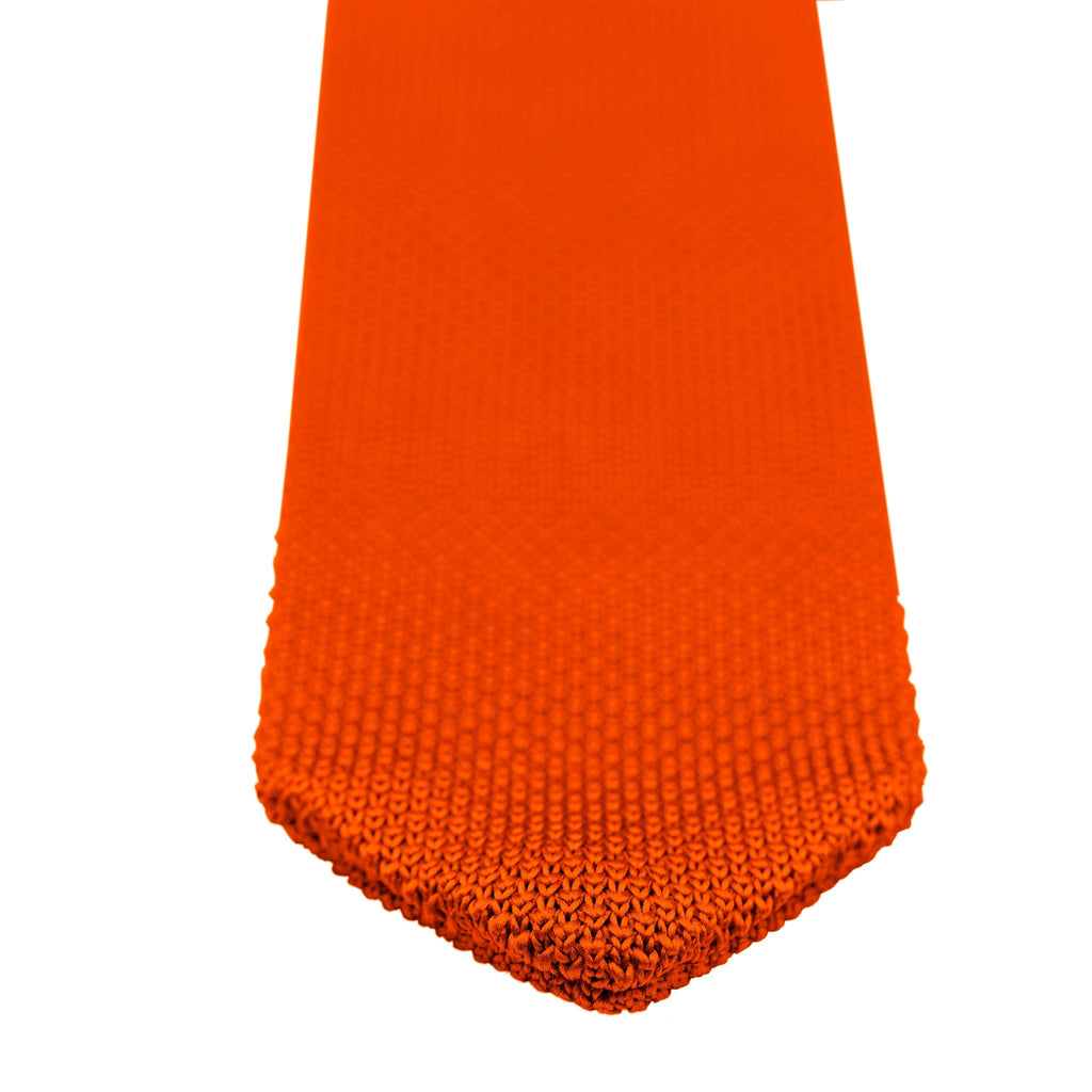 Broni&Bo Tie Burnt Orange Burnt orange knitted tie