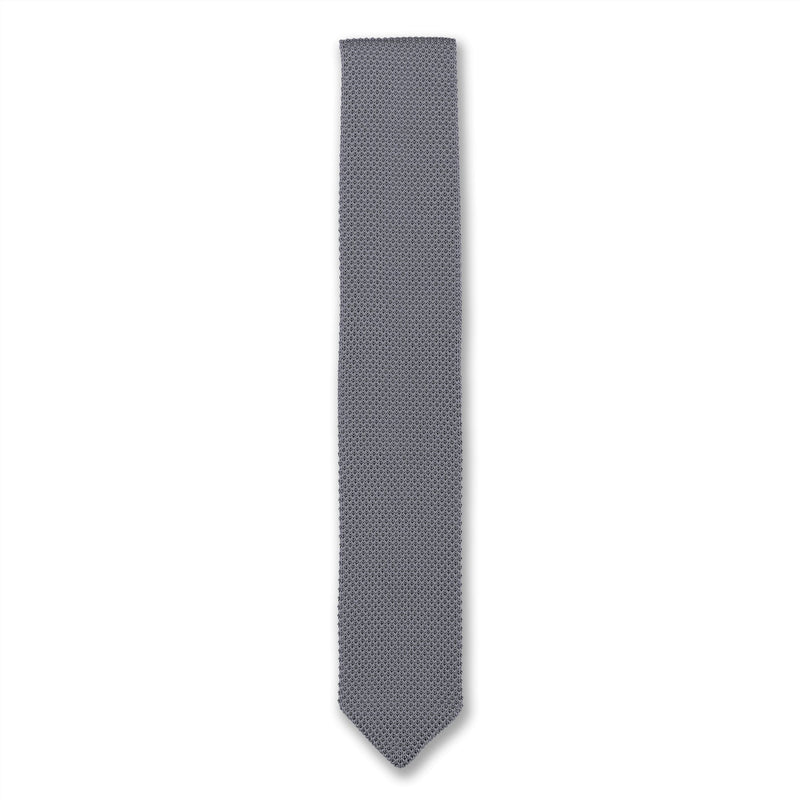 Broni&Bo Tie Dove Grey Dove grey knitted tie