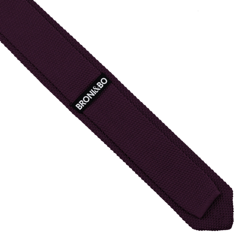 Broni&Bo Tie English Violet English violet knitted tie