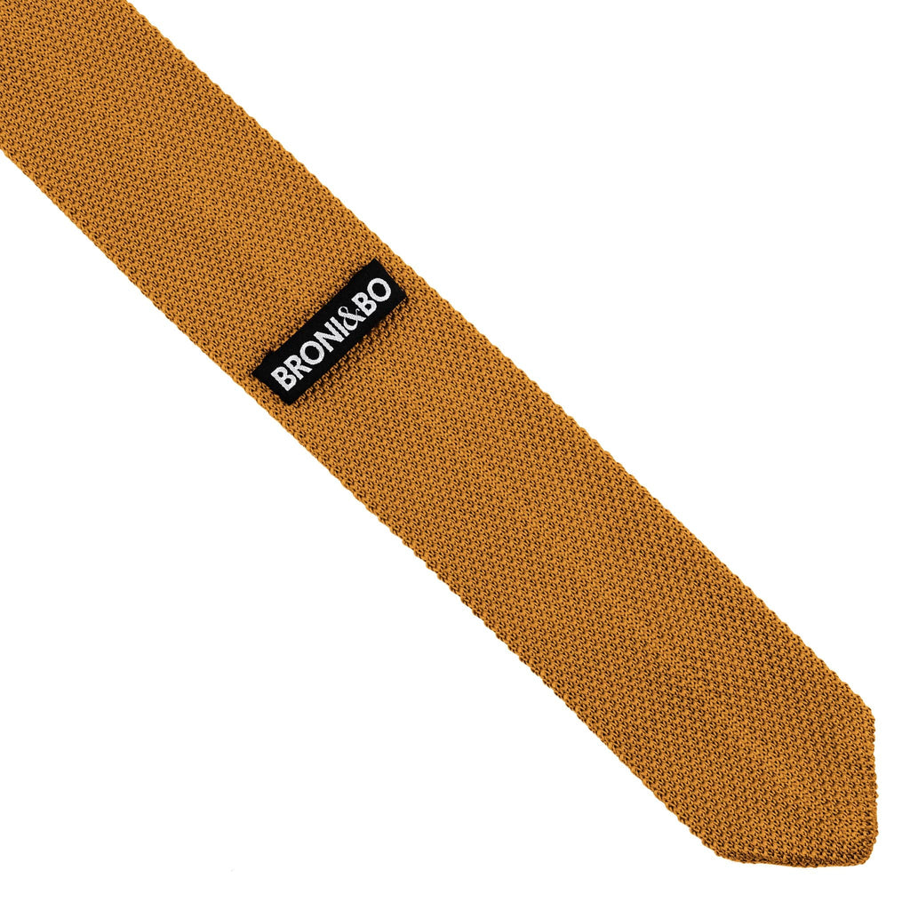 Broni&Bo Tie Orange Ember Orange ember knitted tie