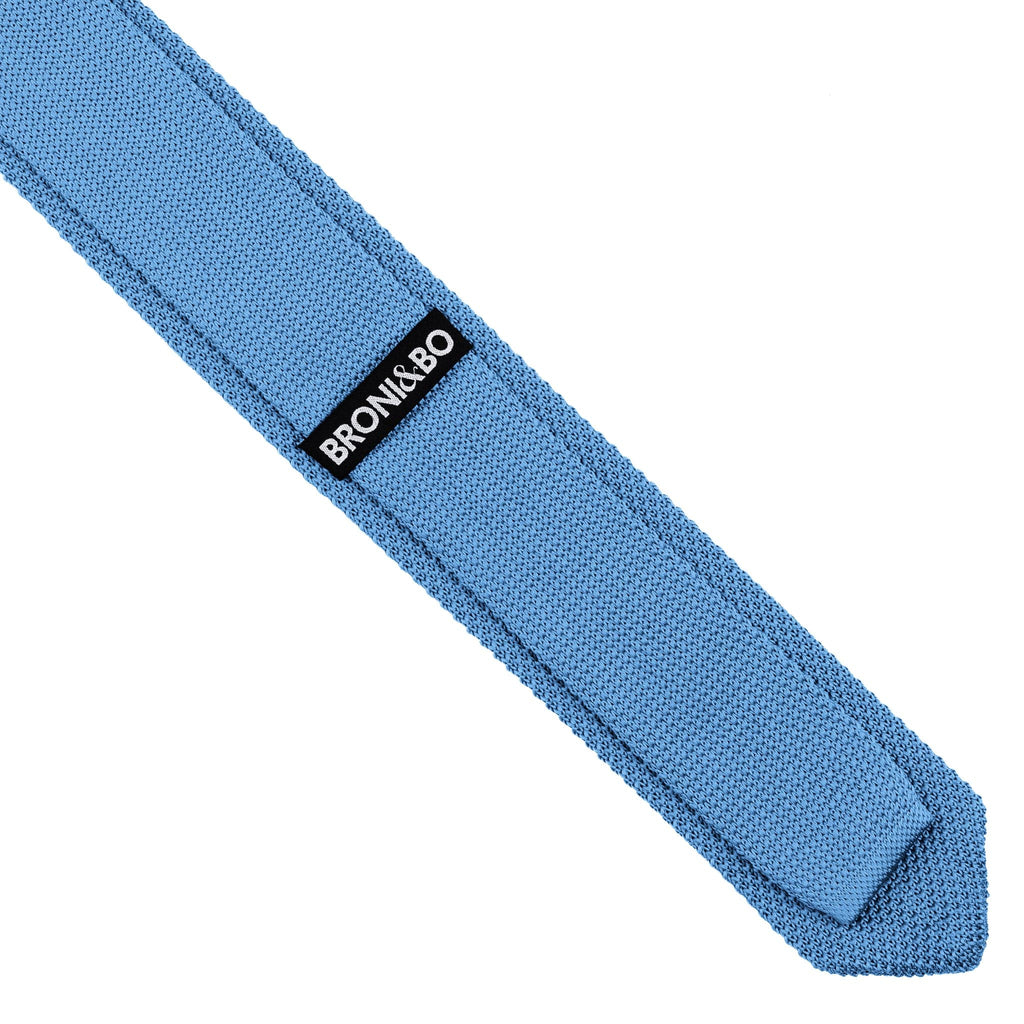 Broni&Bo Tie Pastel blue knitted tie