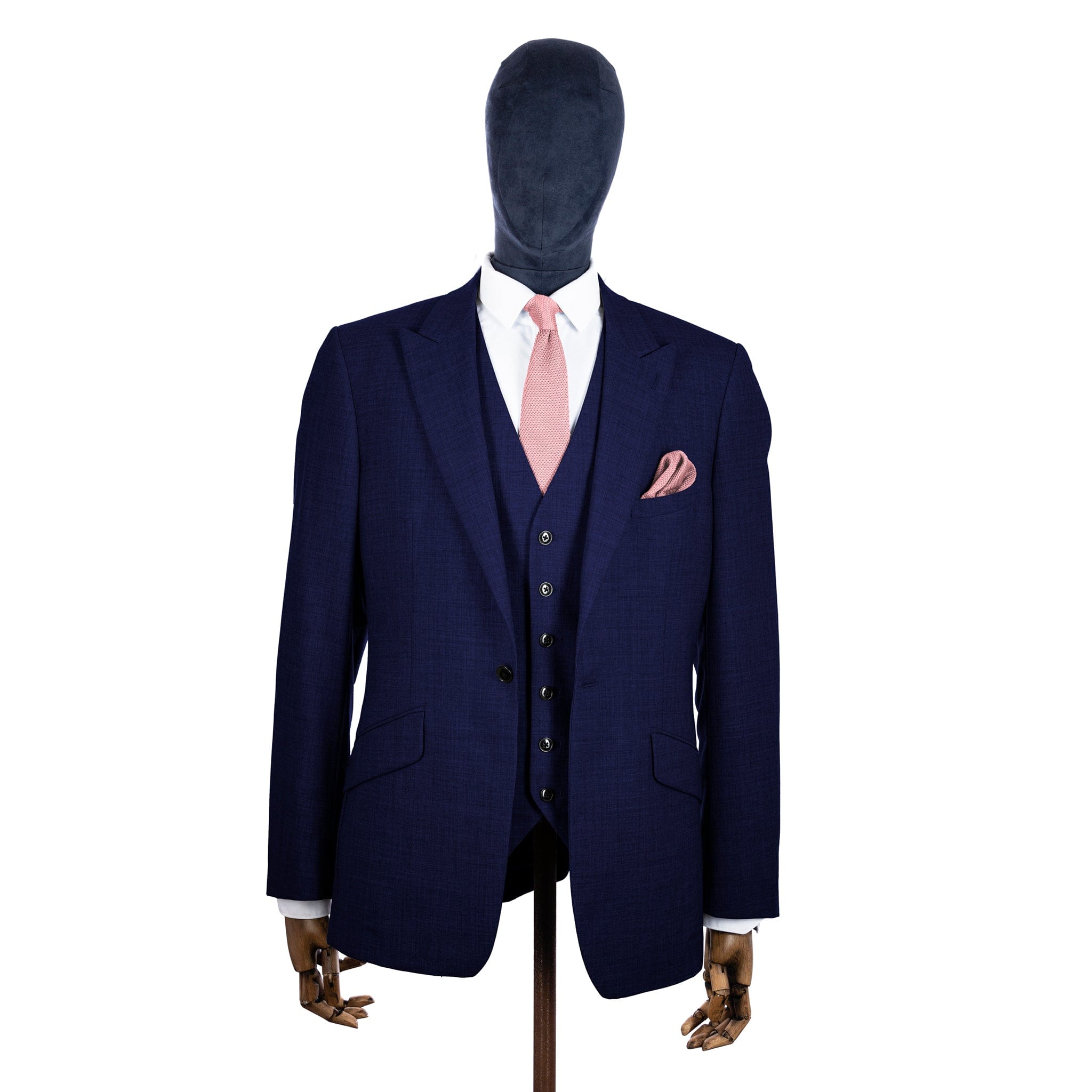 Dusty pink knitted tie and pocket square set Broni&Bo Dusty pink knitted tie and pocket square set Broni&Bo