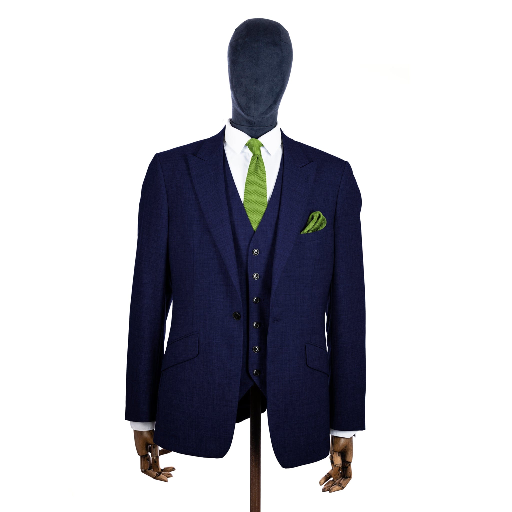 Emerald Green Knitted Tie and Knitted Pocket Square Set Broni&Bo Emerald Green Knitted Tie and Knitted Pocket Square Set Broni&Bo