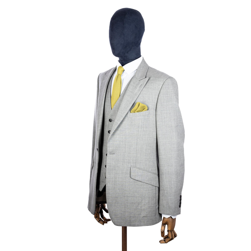 Broni&Bo Tie sets Mellow Yellow Mellow yellow knitted tie and pocket square set