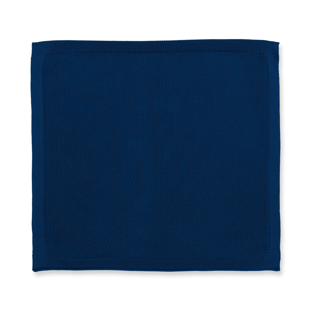 Broni&Bo Tie sets Midnight Blue Midnight blue knitted tie and pocket square set