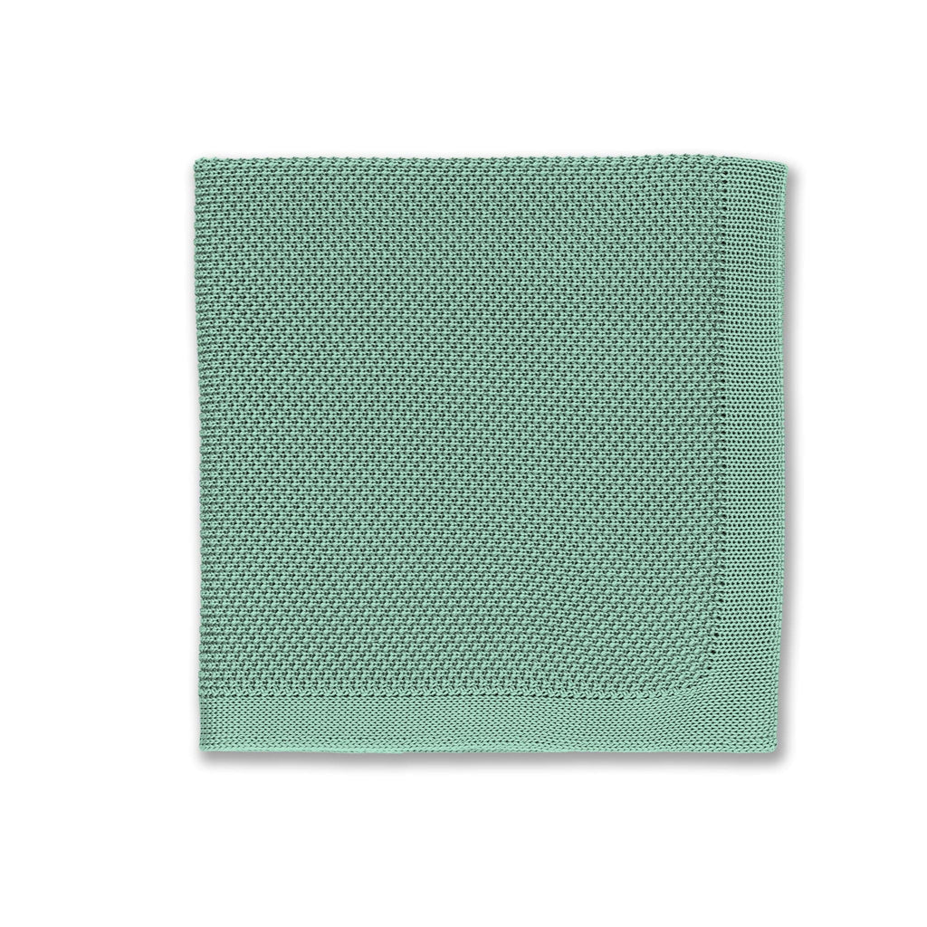 Broni&Bo Tie sets Sage Green Sage green knitted tie and pocket square set