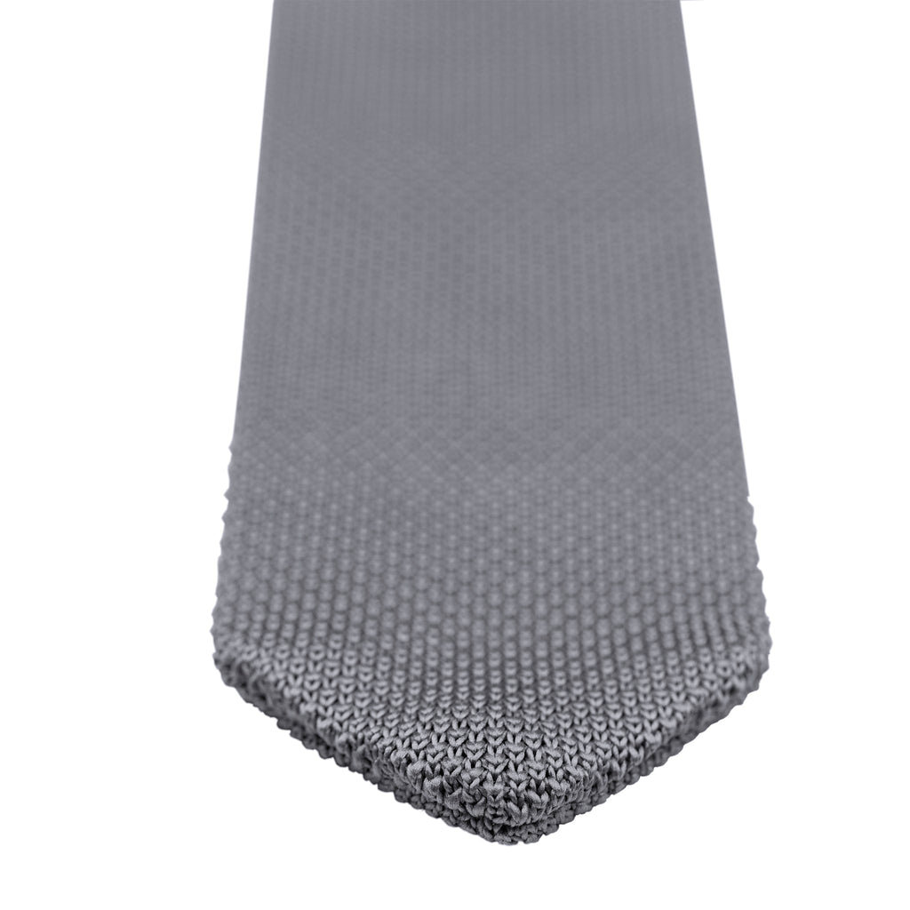 Broni&Bo Tie Stone Grey Stone grey knitted tie